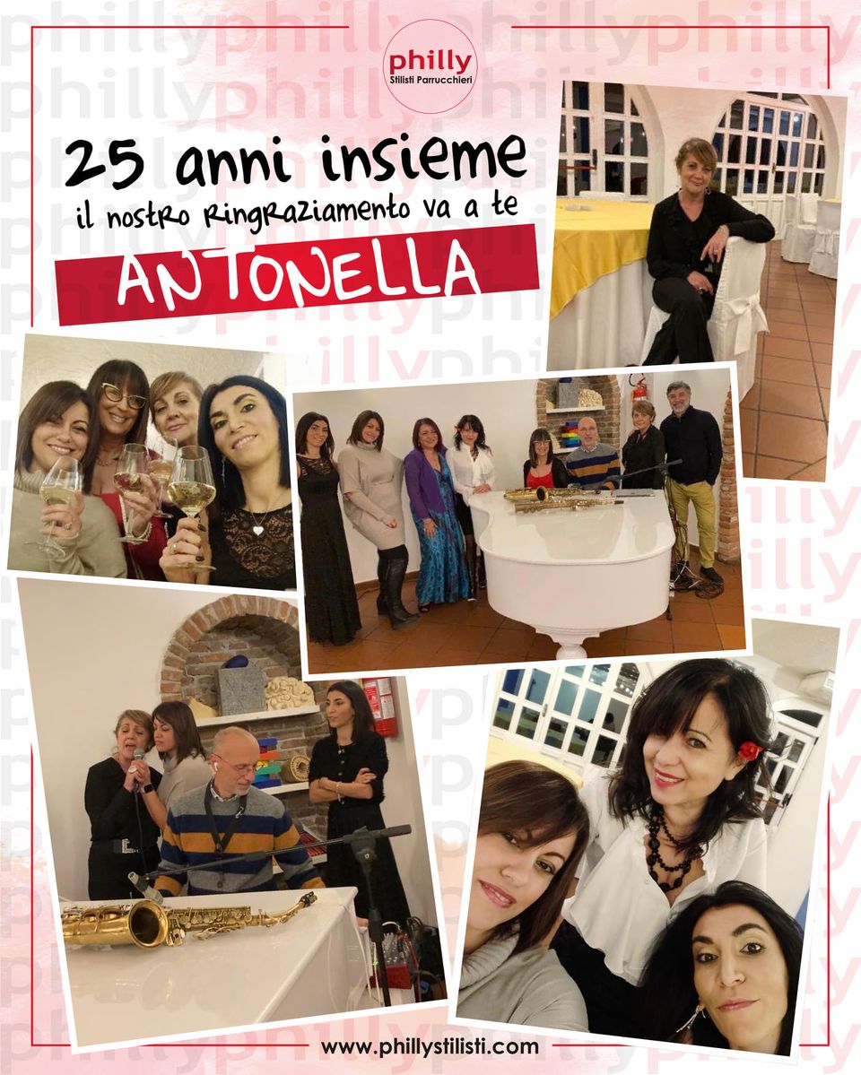 25 anni insieme, Antonella!